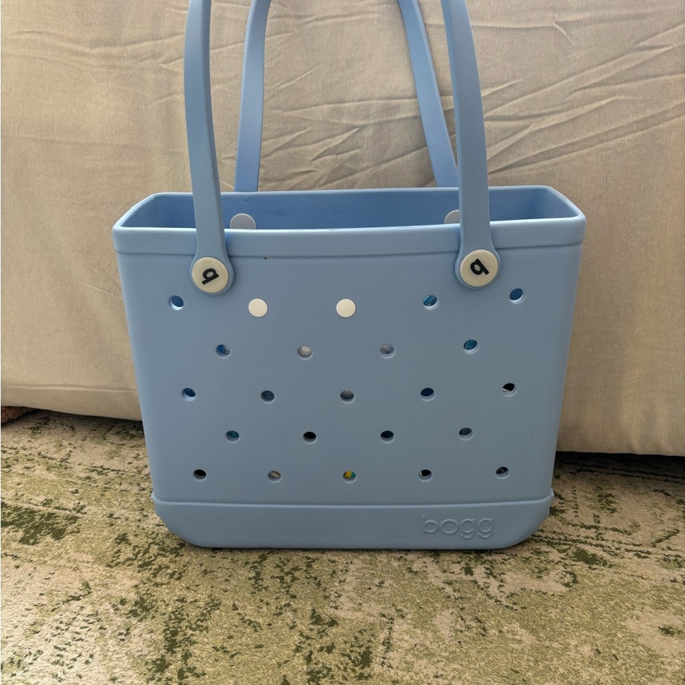 BOGG BAG Blue Tote Structured Design - Picture 3 of 4
